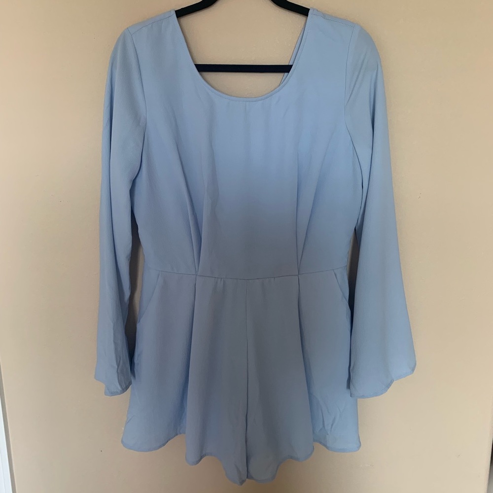 Long Bell Sleeve Romper